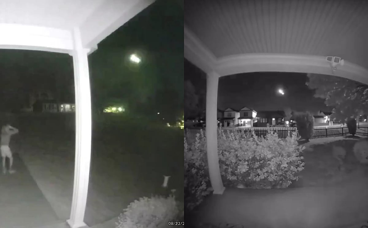 X : Bright Meteor Streaks Across Sky In Multiple States